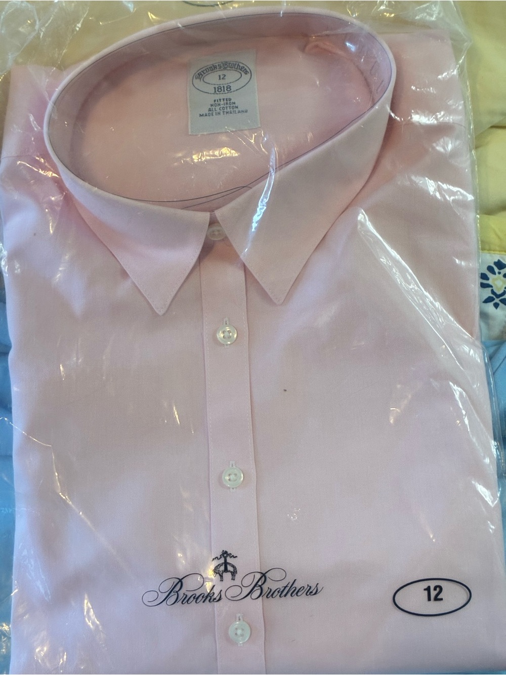 Brooks Brothers Pink Fitted Non-Iron Shirt
Size 12 - Picture 7 of 10